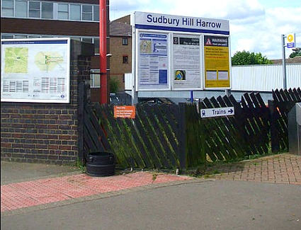 Sudbury Hill Harrow Train Station, London